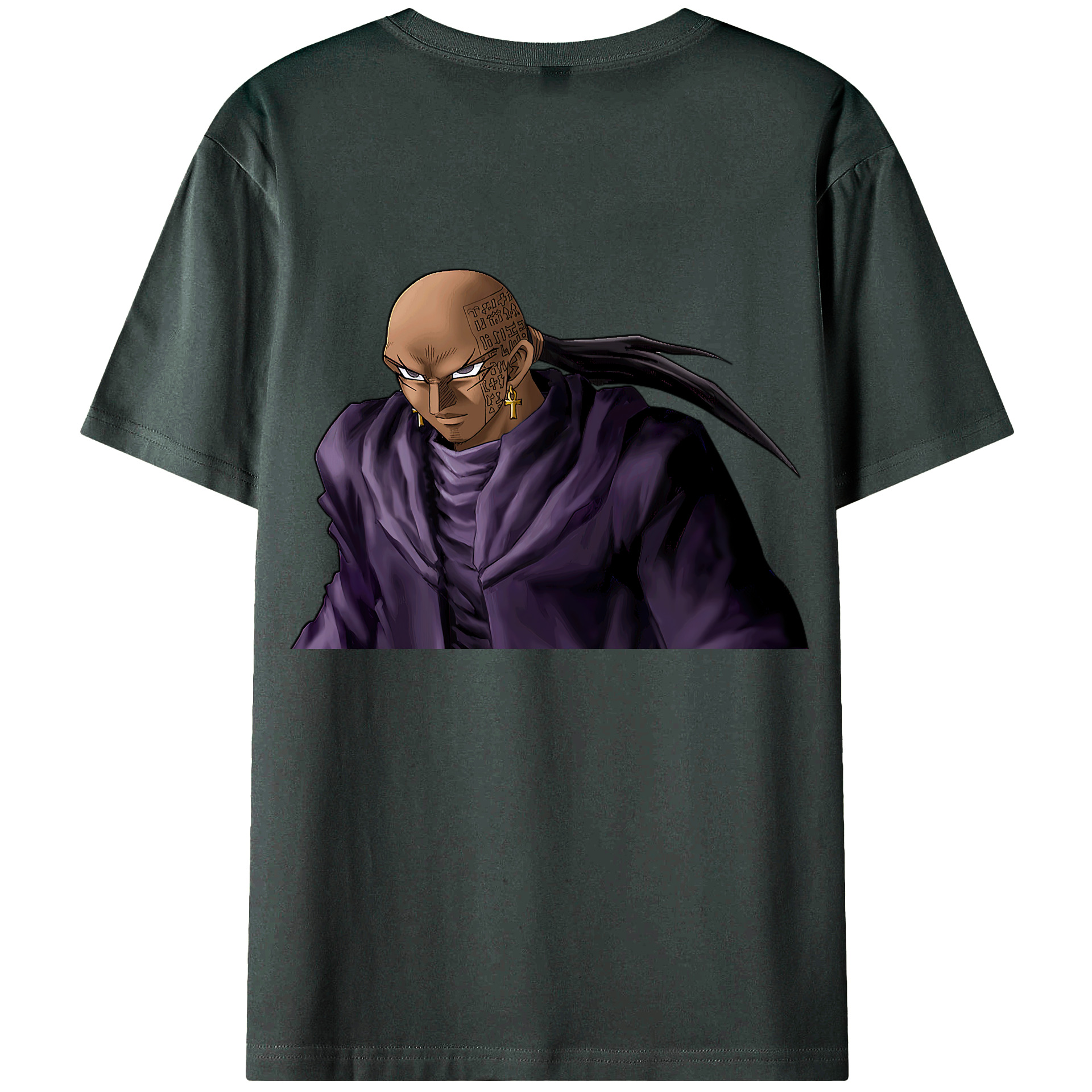 （画像用） 遊☆戯☆王 Yu-Gi-Oh! 綿100％ メンズ半袖Tシャツ（バックプリント） 通気性